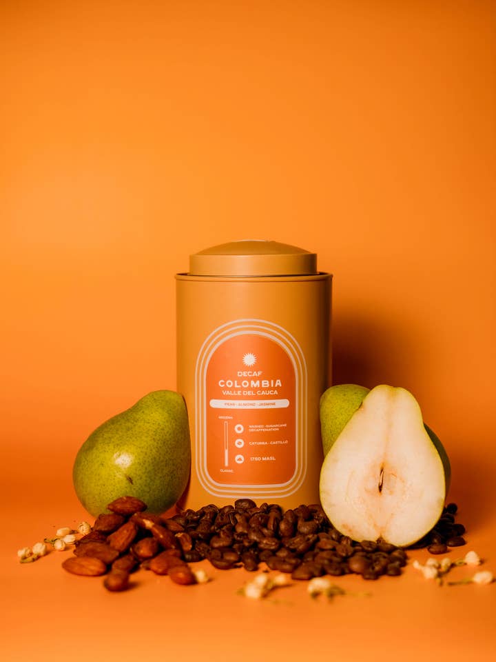 Café en grains décaféiné à la canne à sucre Colombie Valle Del Cauca pour la vente par Comeback