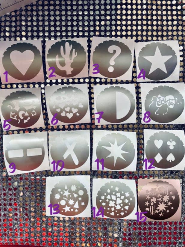 ¡Pegatinas Gobo con temática de símbolos! para venta al por mayor de R59Creates