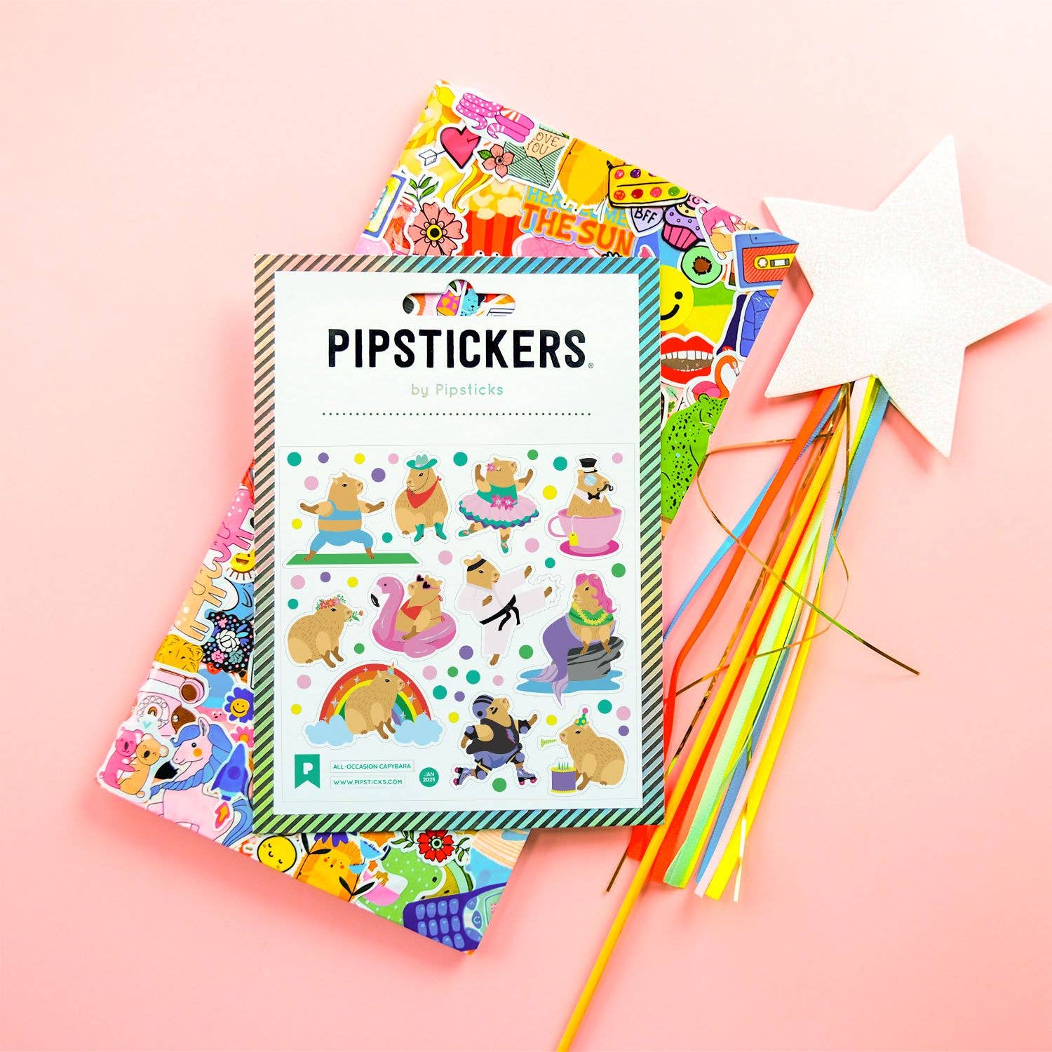 Pipsticks - Vente Autocollant - Capybara pour toutes les occasions5