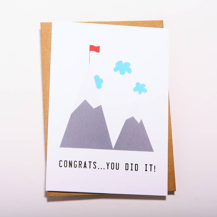 You Did It Card for wholesale by DoodleGirl Designs