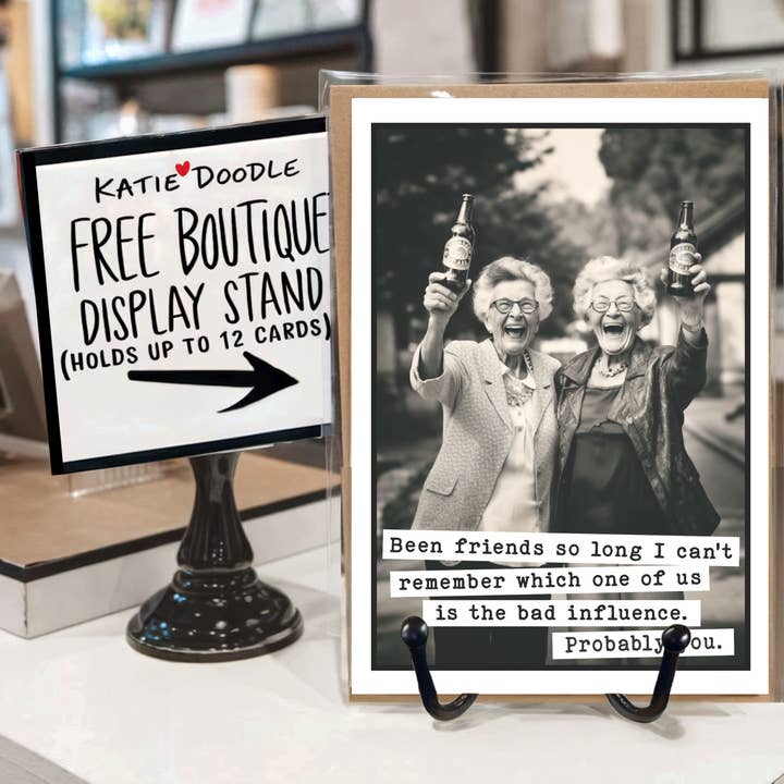 Katie Doodle | Boutique Greeting Cards & Birthday Gifts - Wholesale Birthday Card - Funny Birthday Greeting Cards for Women, Best Friend Gifts