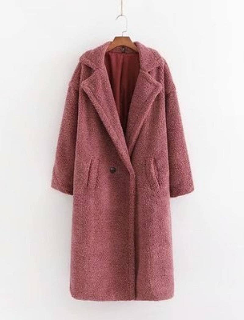 safistyle - Wholesale Fur/Faux Fur Coat - Women's - Teddy Coat with Notched Lapels22