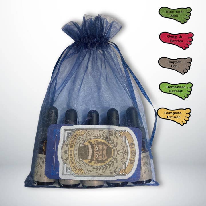 Beard Oil Sample Pack - (5) 5ml bottles for wholesale by The Bigfoot Refinery Beard Co.