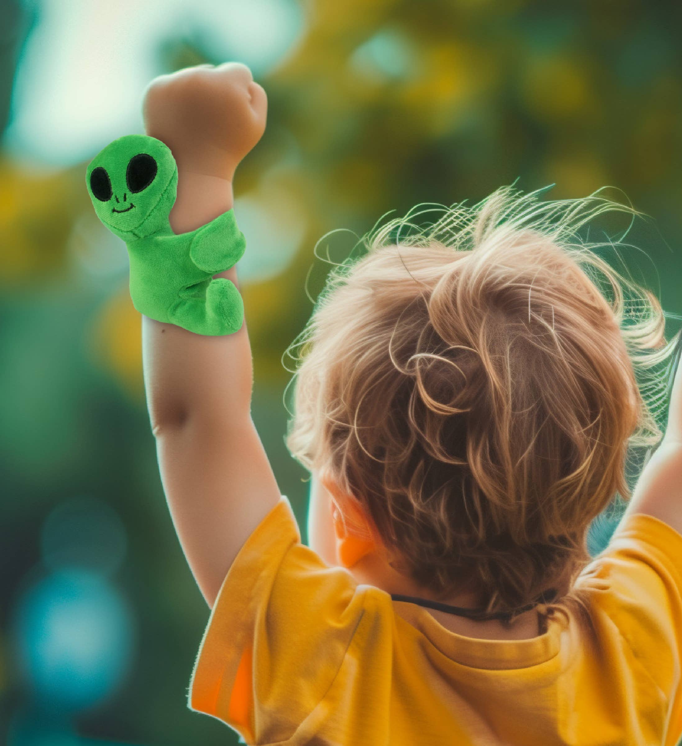 Cota Global – Engroshandel Plyslegetøj - Børn og baby – Slap-armbånd plysdyr - Alien1