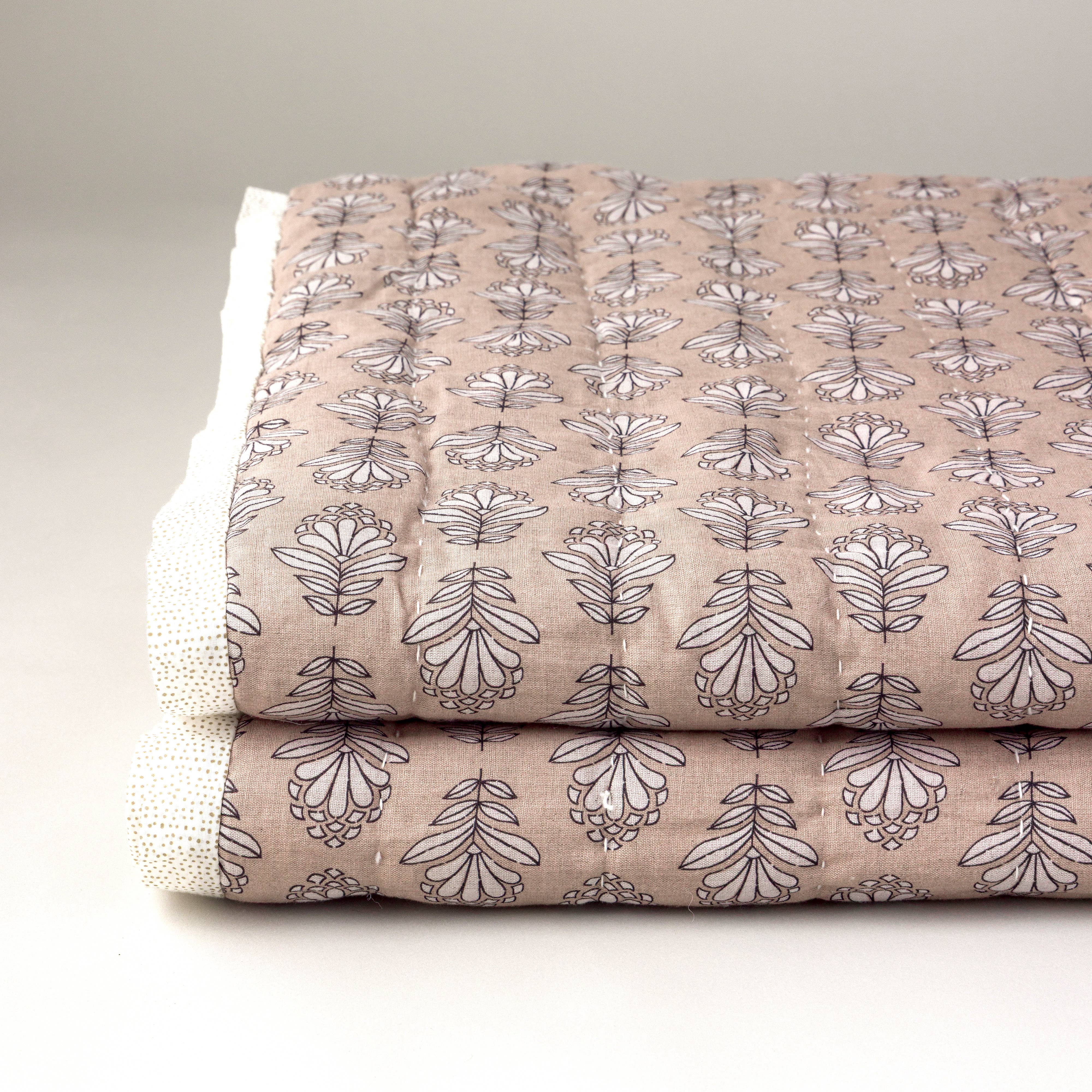 Co.House Designs - Wholesale Quilt - Charlie Block Print Quilt15