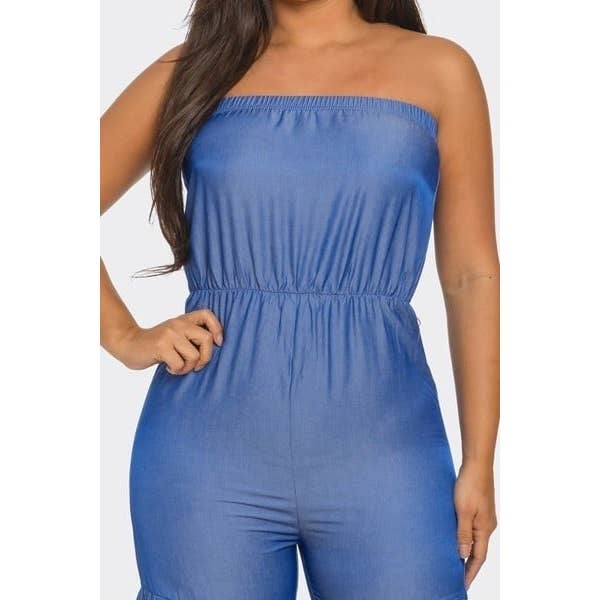 DORCAS - Wholesale Jumpsuit - Women's - JUMPSUIT RUFFLE HEM3