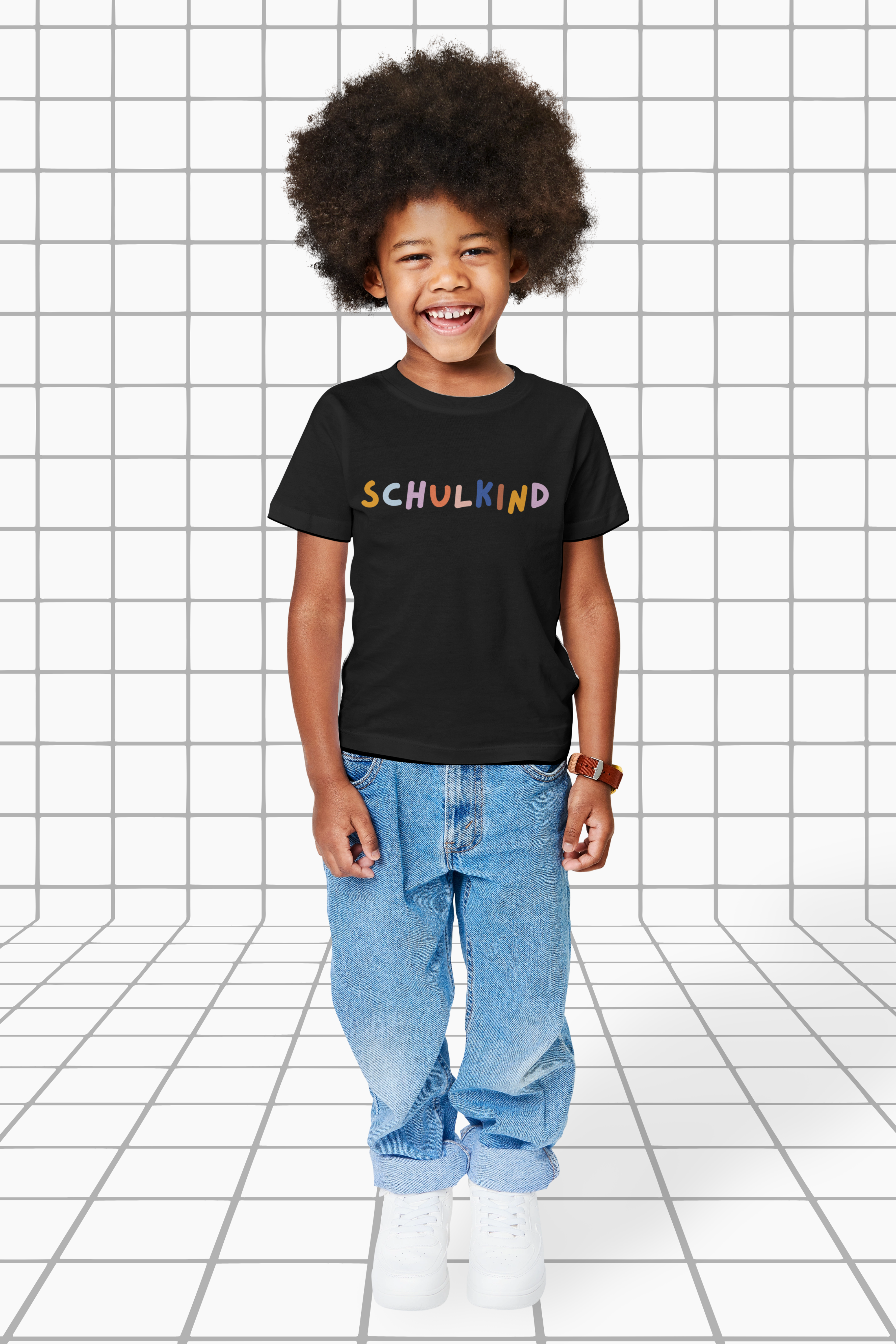 Modern Kids Art - Wholesale DIY Craft Kit - Iron-on transfer "Finally a Schoolchild 2025" Large3