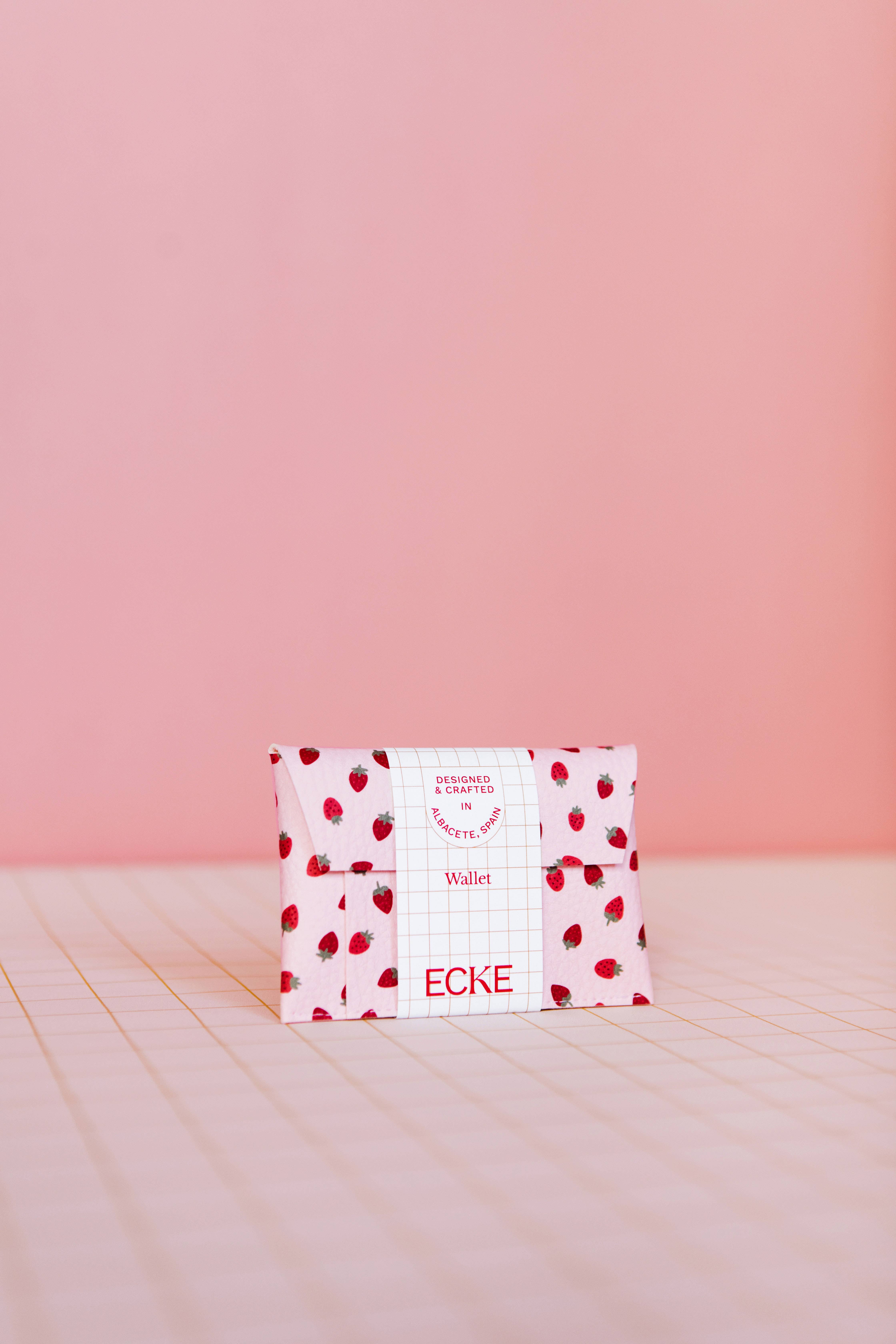 ECKE - Vendita all'ingrosso Portacarte - Donna - Portafogli Fresas Pink Card1