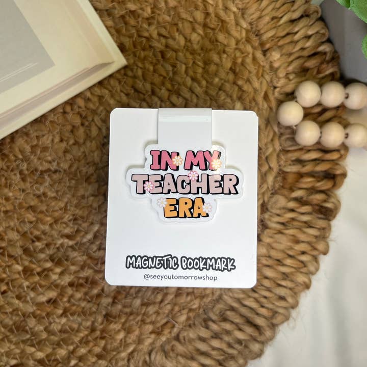 Magnetic Bookmark – In My Teacher Era | Teacher Reader Gift for wholesale by See You Tomorrow Shop