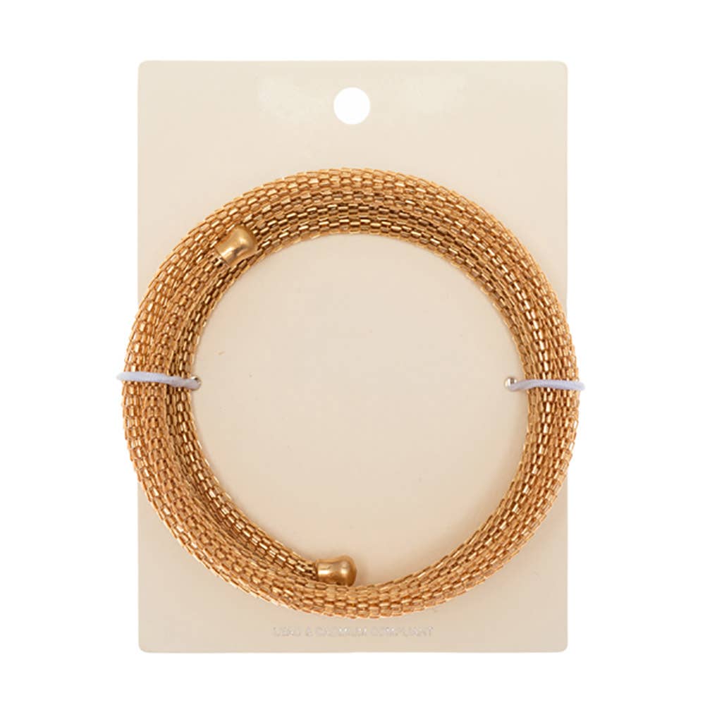 Sensibling Corp. - Wholesale Bangle Bracelet - Metal Coil Bracelet3