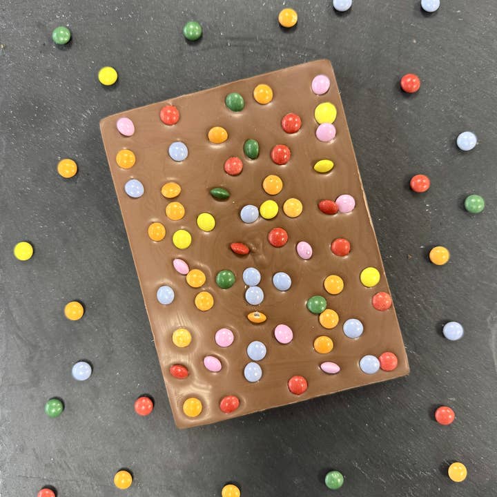 Kakawa Artisan Chocolate & Co Ltd - Wholesale Chocolate Bar - Rainbow Milk Chocolate Bloc