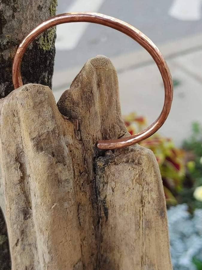 Wonderful Life Bracelet 4x2 Domed copper for wholesale by Christina & Co.