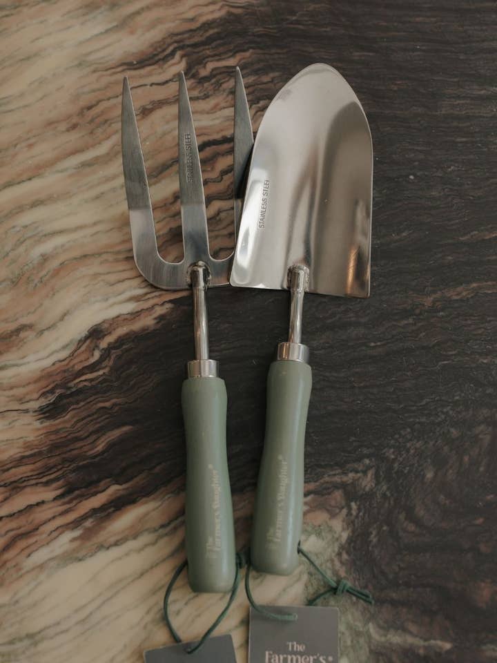 Stainless Steel Garden Tool Set – 2-Piece Hand Tools for wholesale by The Farmer's Daughter