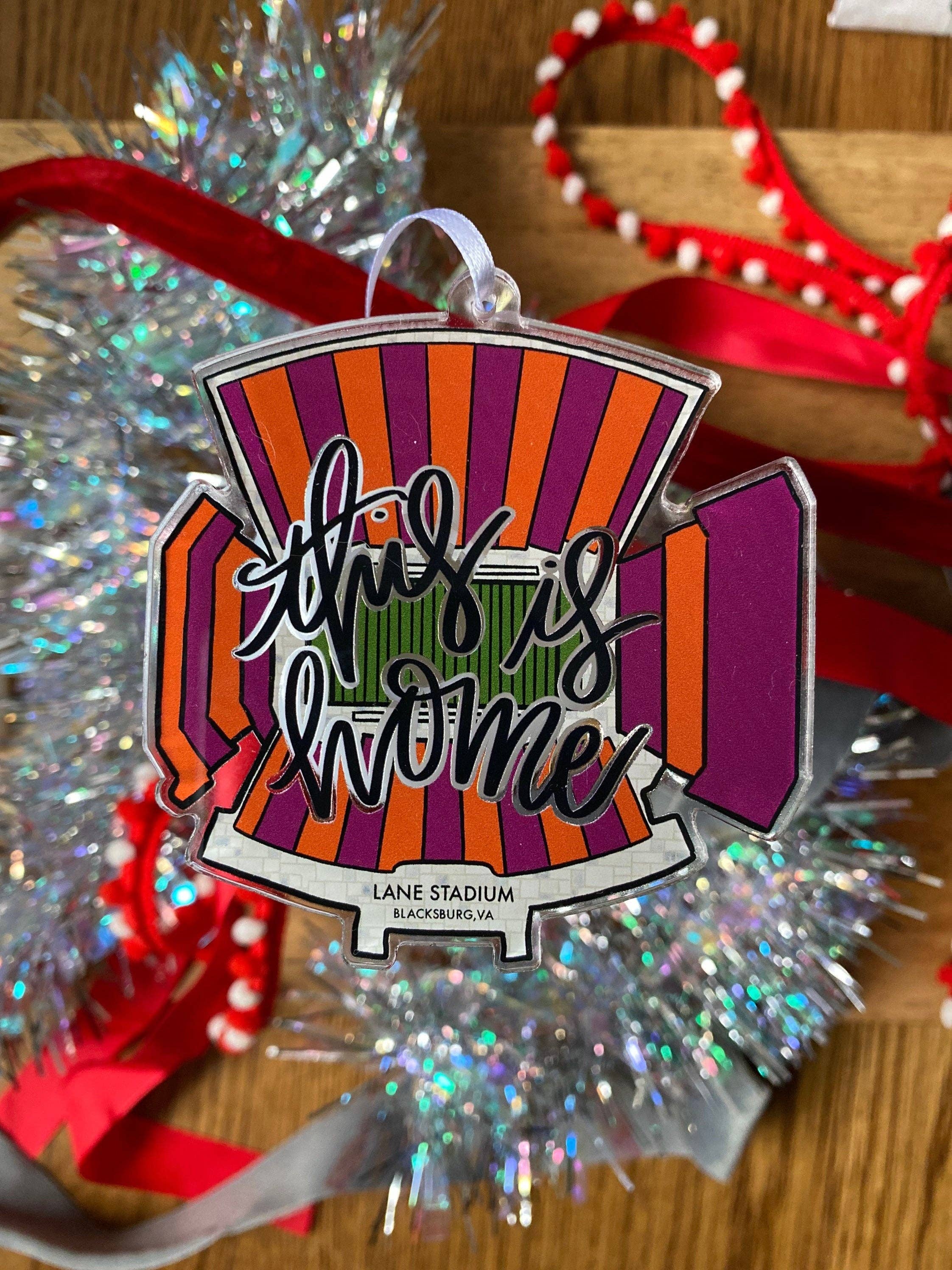 Thirteenwinks - Wholesale Ornament - This is home - Blacksburg Virginia (Virginia tech) acrylic s2