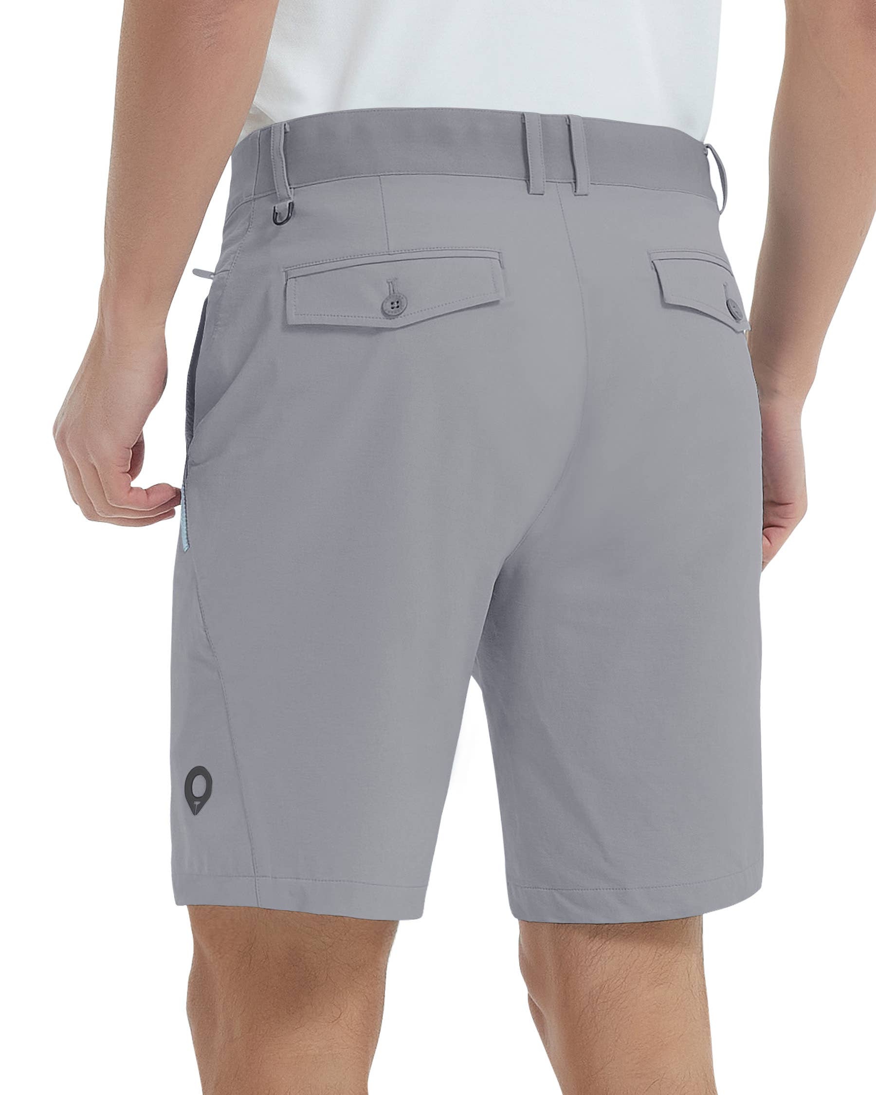 Qing Dao Lai Si Ma Te Fang Zhi You Xian Gong Si - Vente Short de sport – homme - Short de golf stretch pour hommes avec poches, taille élastique21
