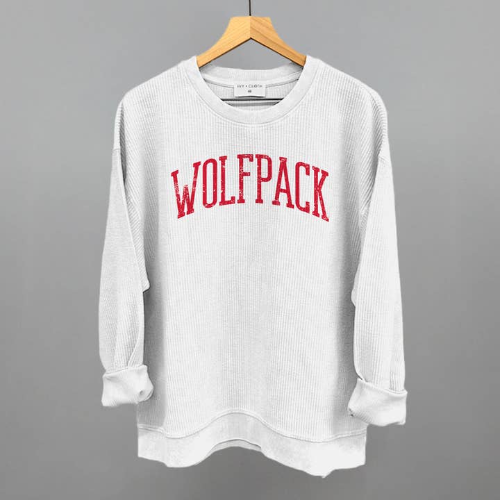 Ivy + Cloth - Wholesale Screen Printed T-Shirt - Women's - Wolfpack Arch8