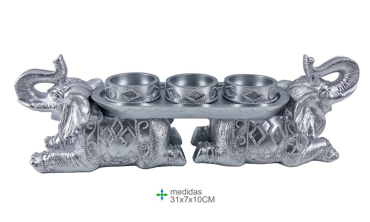 Esoterica Arte – wholesale Dekorativ statyett – Elefantharts 31x7x10cm0