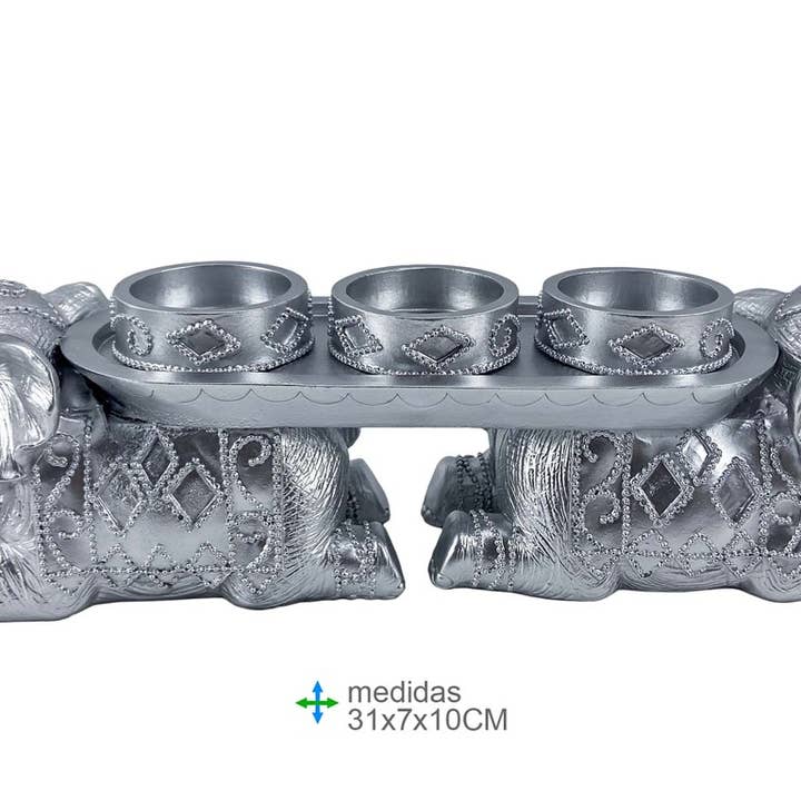 Elephant Resin 31x7x10cm for wholesale by Esoterica Arte