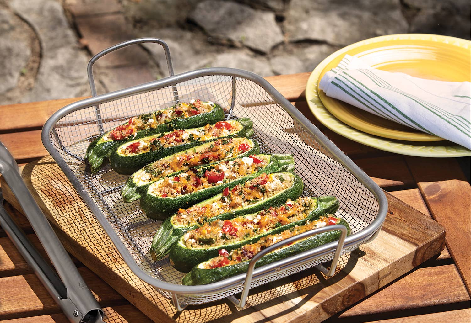 Fox Run Brands – wholesale Basket – Outset Stainless Steel Roasting Basket, 17.25" x 11.25" x 4"1