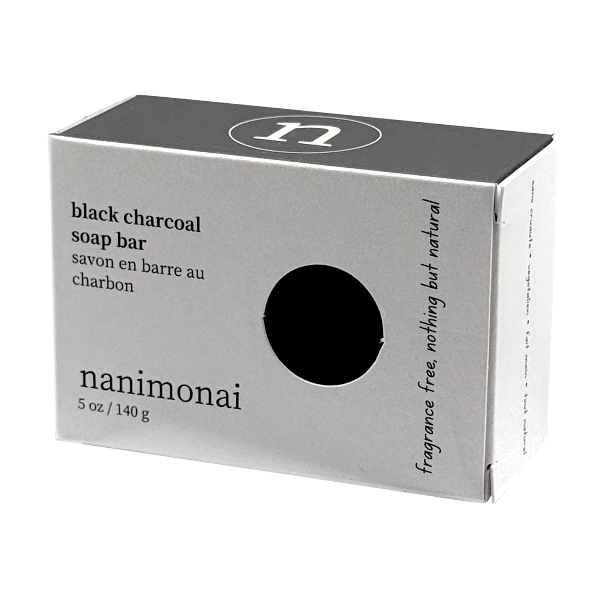 Nanimonai Skincare - Wholesale Bar Soap - Black Charcoal Soap Bar5