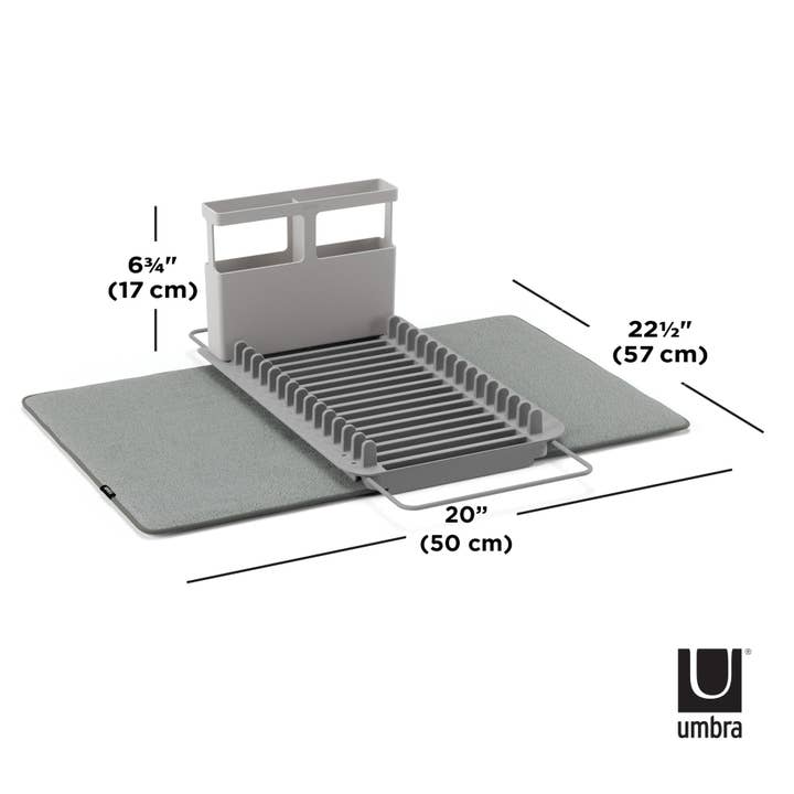 Umbra - Wholesale Dish Drying Mat/Rack - UDry Over the Sink Dish Rack with Mat5