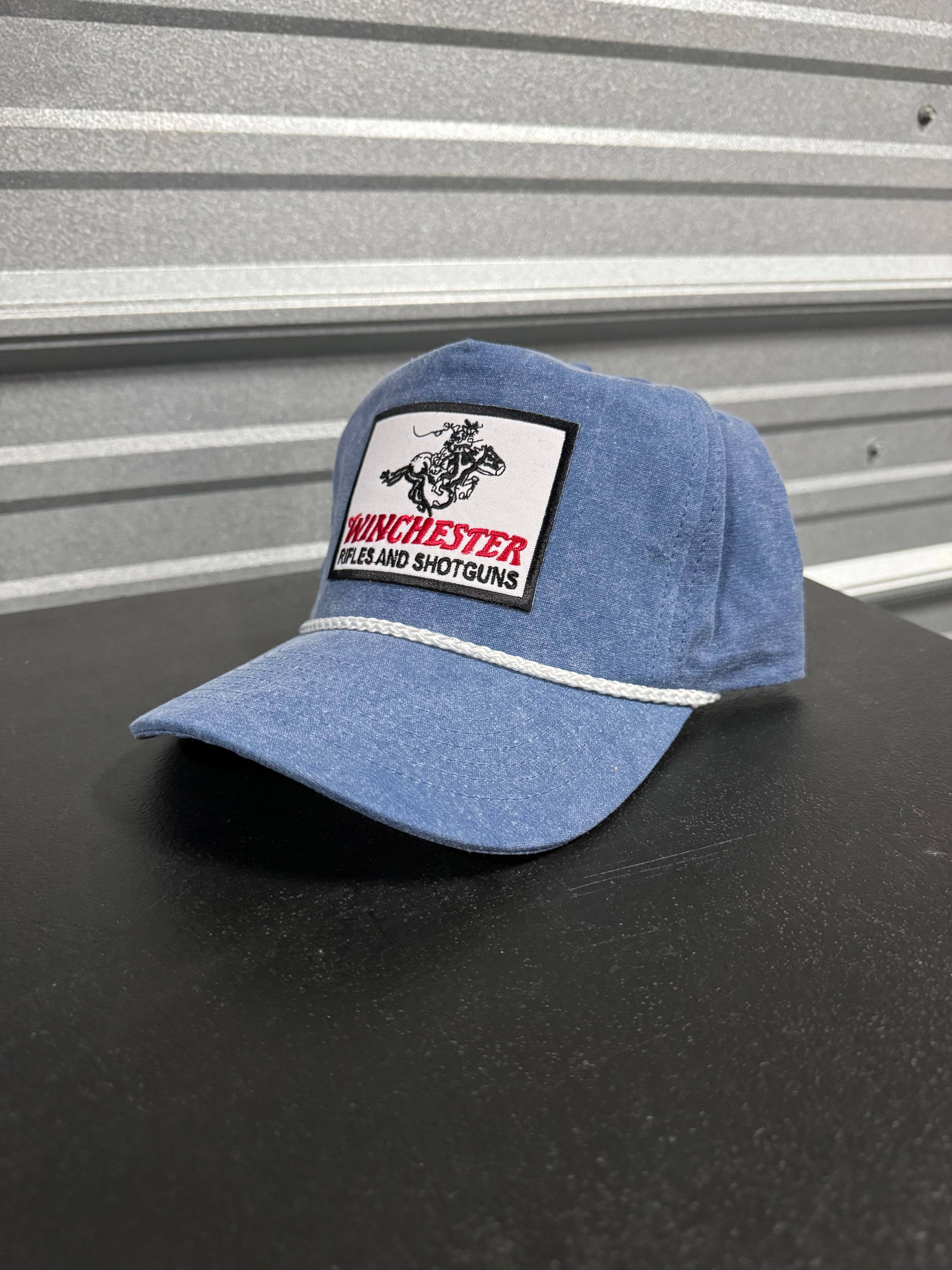 River Bent Hat Co. - Wholesale Trucker Hat - Unisex - Winchester Blue Denim Trucker2