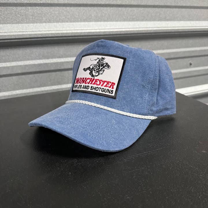 River Bent Hat Co. - Wholesale Trucker Hat - Unisex - Winchester Blue Denim Trucker2