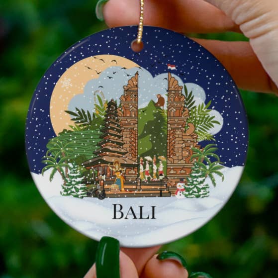 Bali Christmas Ornament for wholesale by simply blessed shy