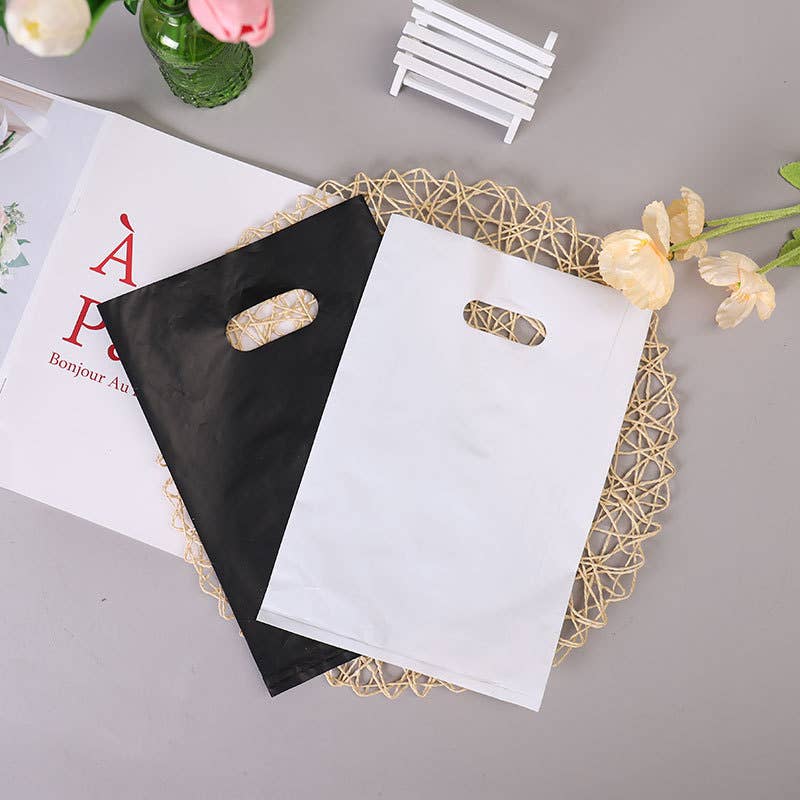 ByHome - Wholesale Envelopes - 100pcs, white gray self-sealing poly mailer bag w/ handle3