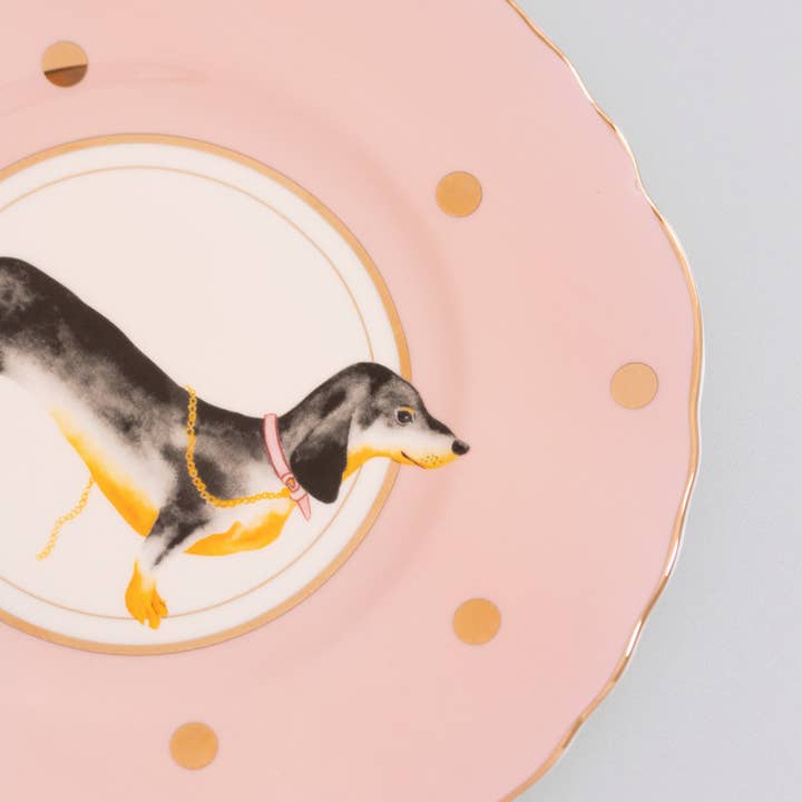 Yvonne Ellen - Wholesale Dinner Plate - Yvonne Ellen Sausage Doggie Sandwich Plate 23cm