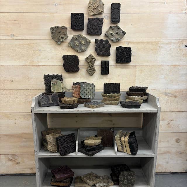 Asia West - Wholesale Rubber/Decorative Stamp - Hand Carved Wooden Printing Blocks