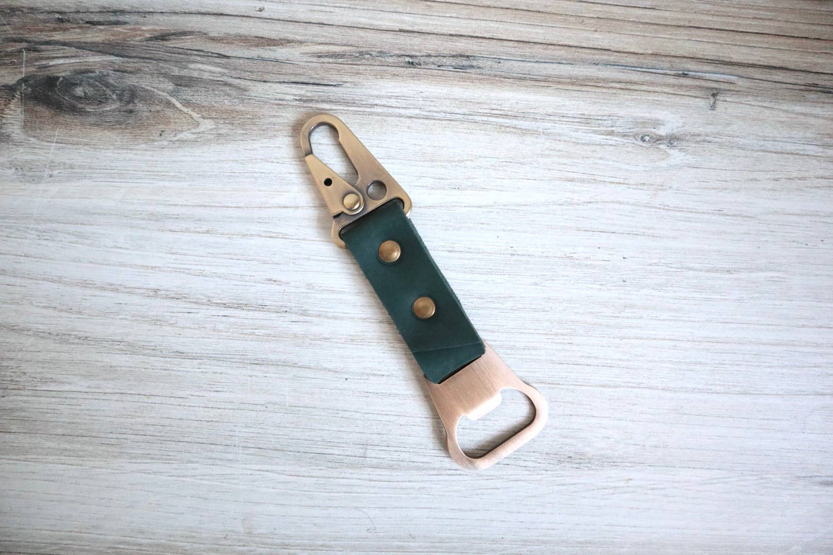 Blu Mountain Co - Wholesale Bottle/Wine Opener - Carabiner Leather Bottle Opener Keychain2