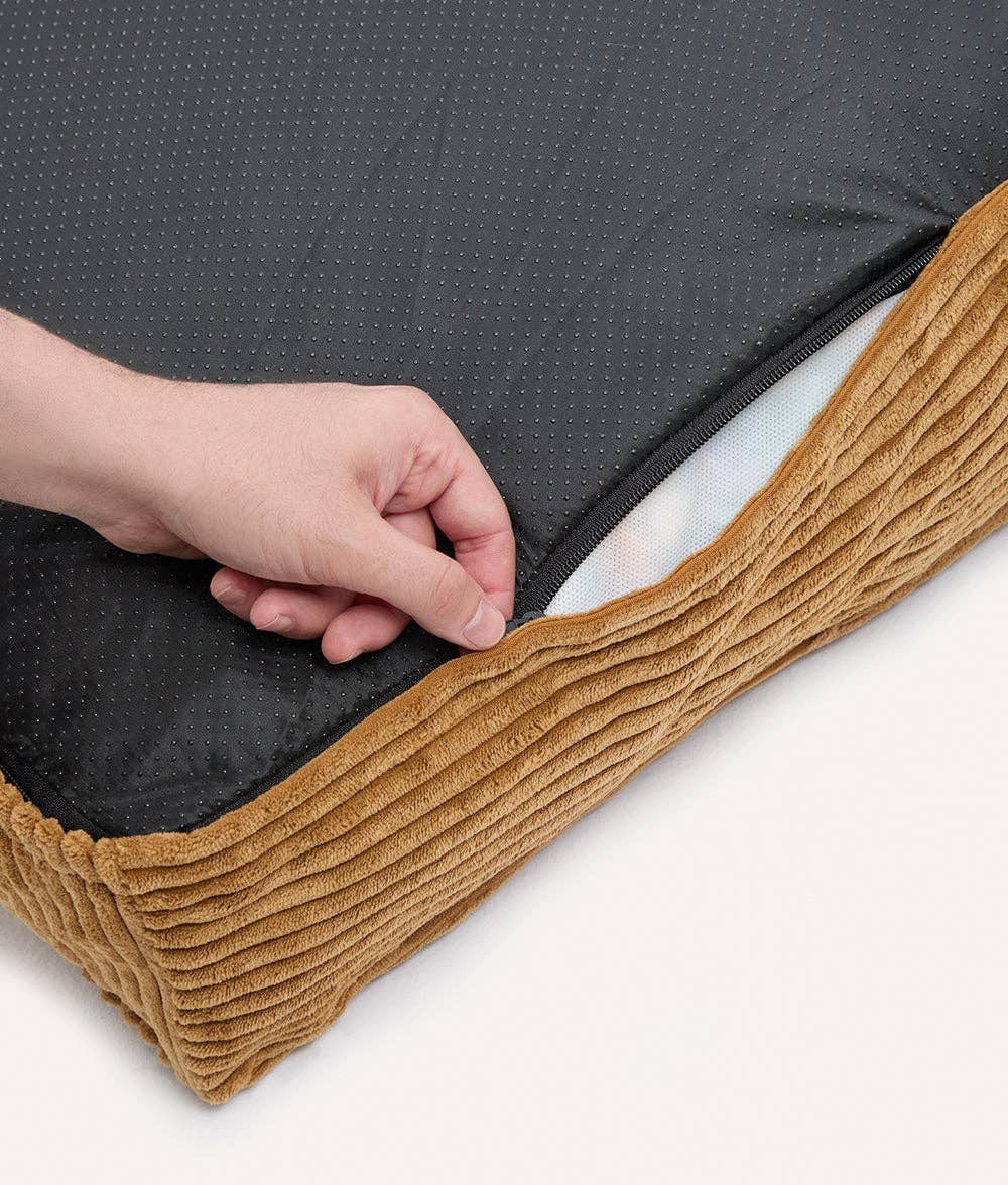 CAFIDE - Wholesale Bed voor huisdieren - Hond - Hondenbed van ribfluweel met afneembare hoes, Cuadra6