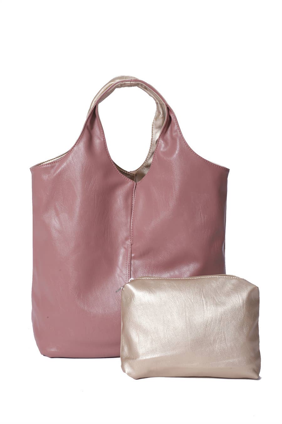 Nima Accessories Inc – Engroshandel Tote bag - Dame – Dame 2 stk kunstlæder Tote håndtaske Kosmetiktaske5