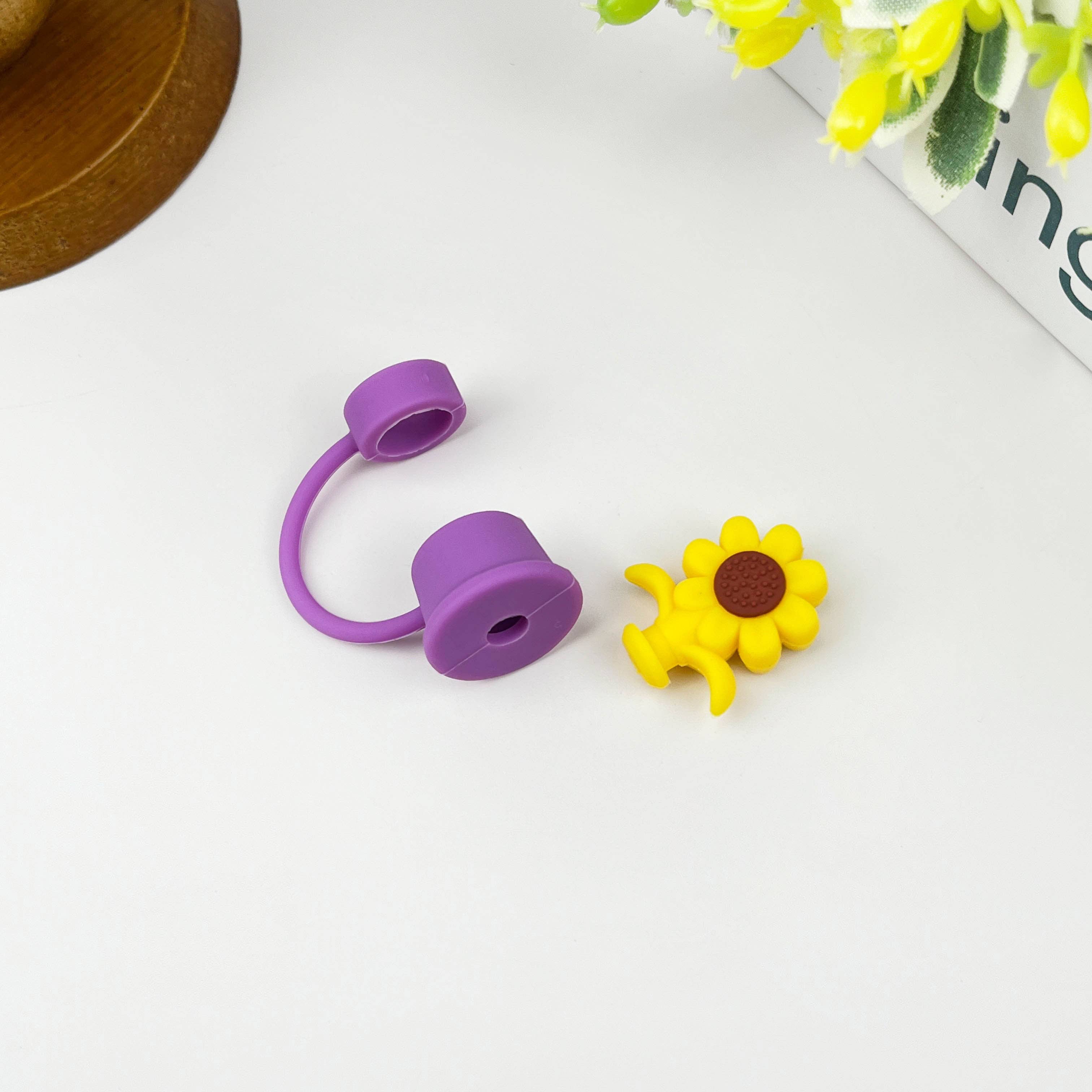 SoapElenGlen - Wholesale Drinking Straw - Sunflower Straw Topper8