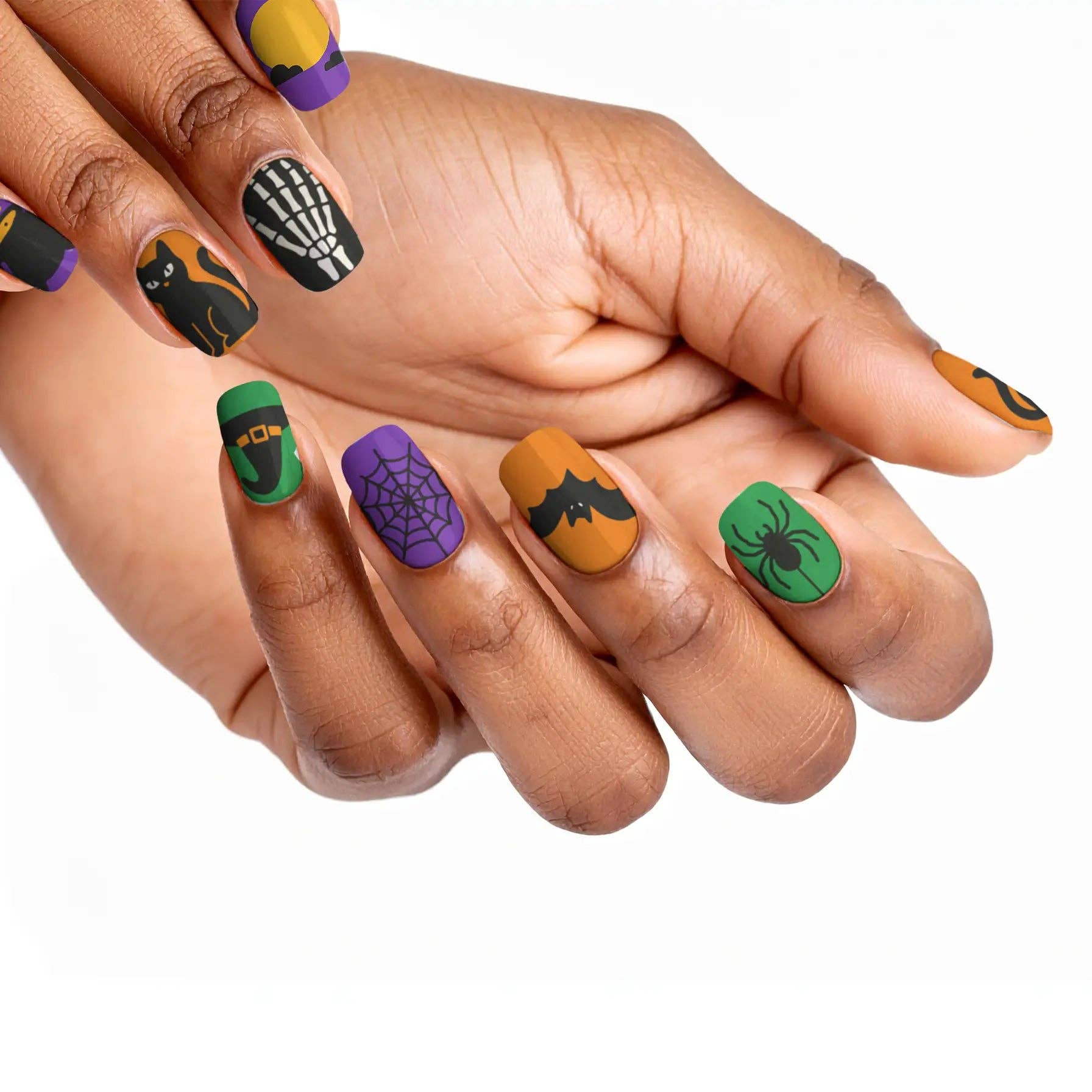 FYNE BODY - Wholesale Press-on/fake nails - Eclipse Enchantment Black Halloween Press-On Nails77