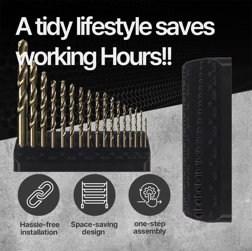 Proto Market – wholesale Tool set – Metric Drill Bit Set with Wall Mount Holder 1mm-14mm3