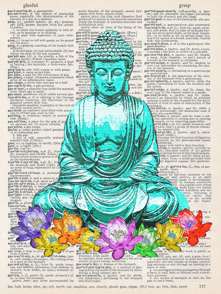 STAMPA BUDDHA per la vendita all'ingrosso da parte di ARTNWORDZ LLC