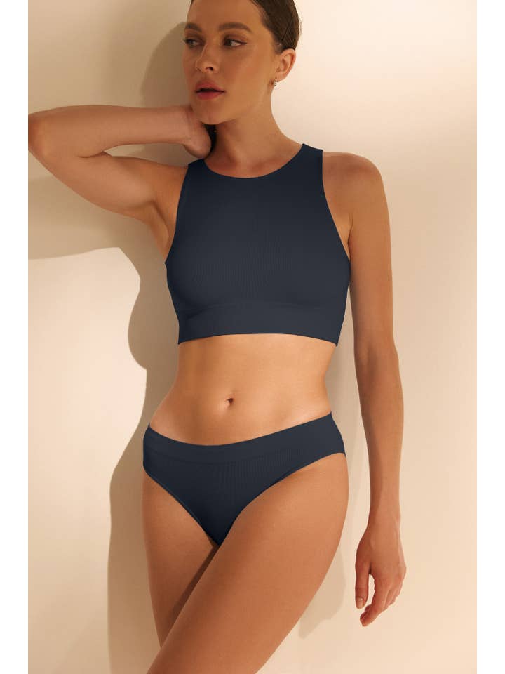 SIAWEAR - Wholesale Underwear - Women's - Slip Comfort light ribs Underwear 100% Made in Italy9