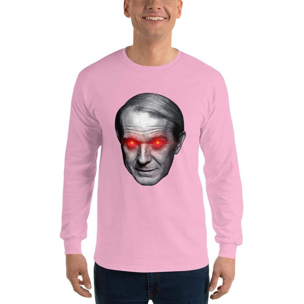 The Philosopher's Shirt – Großhandel T-Shirt mit Siebdruck – Herren – Gilles Deleuze mit Laseraugen - Langarmshirt6
