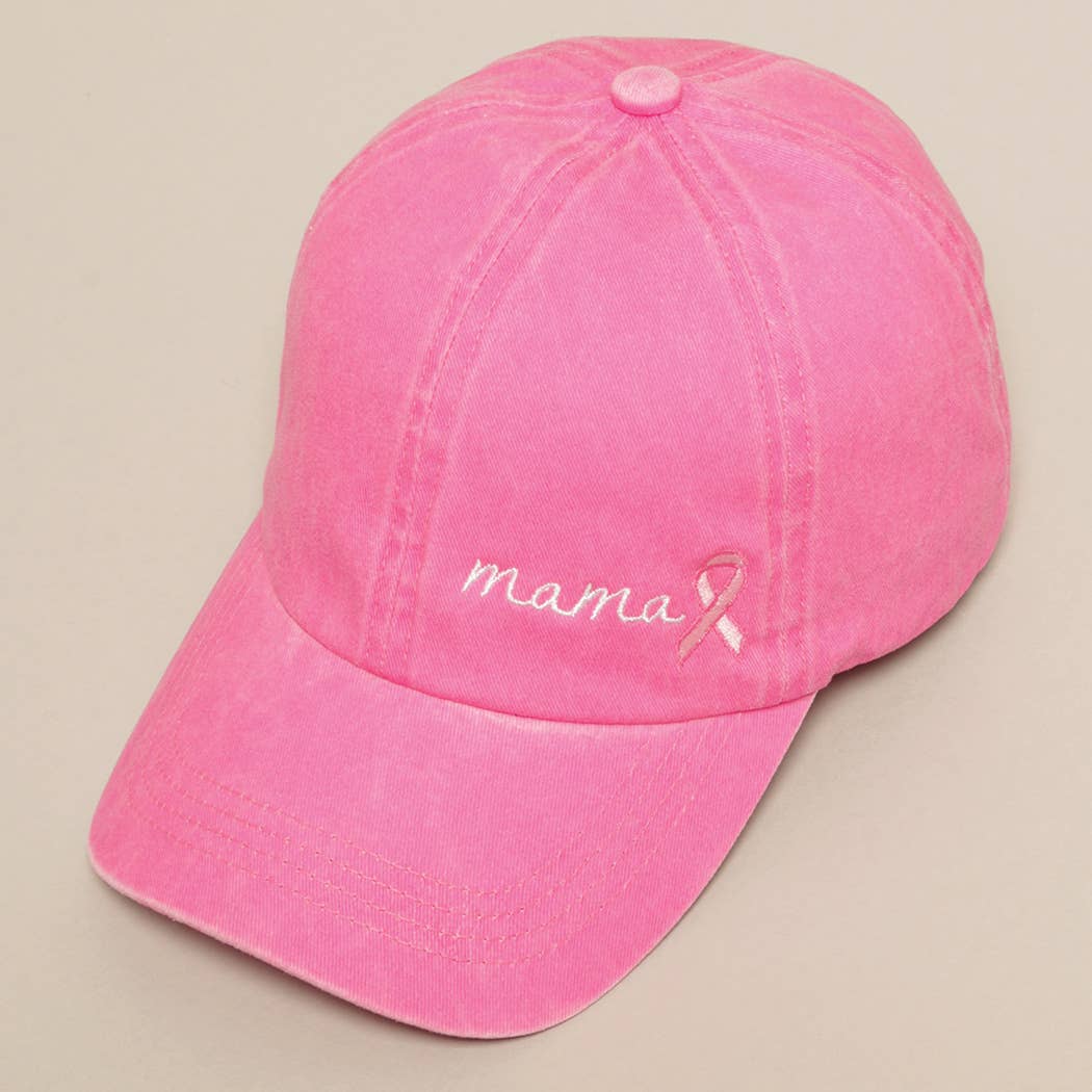 Fashion City - Wholesale Baseball Cap - Women's - Breast Cancer Awareness Ribbon Baseball Cap9