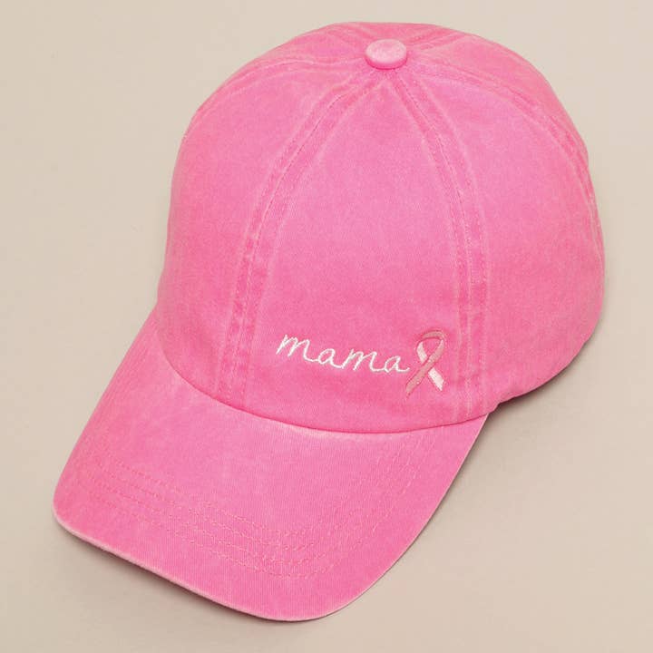 Fashion City - Wholesale Baseball Cap - Women's - Breast Cancer Awareness Ribbon Baseball Cap9