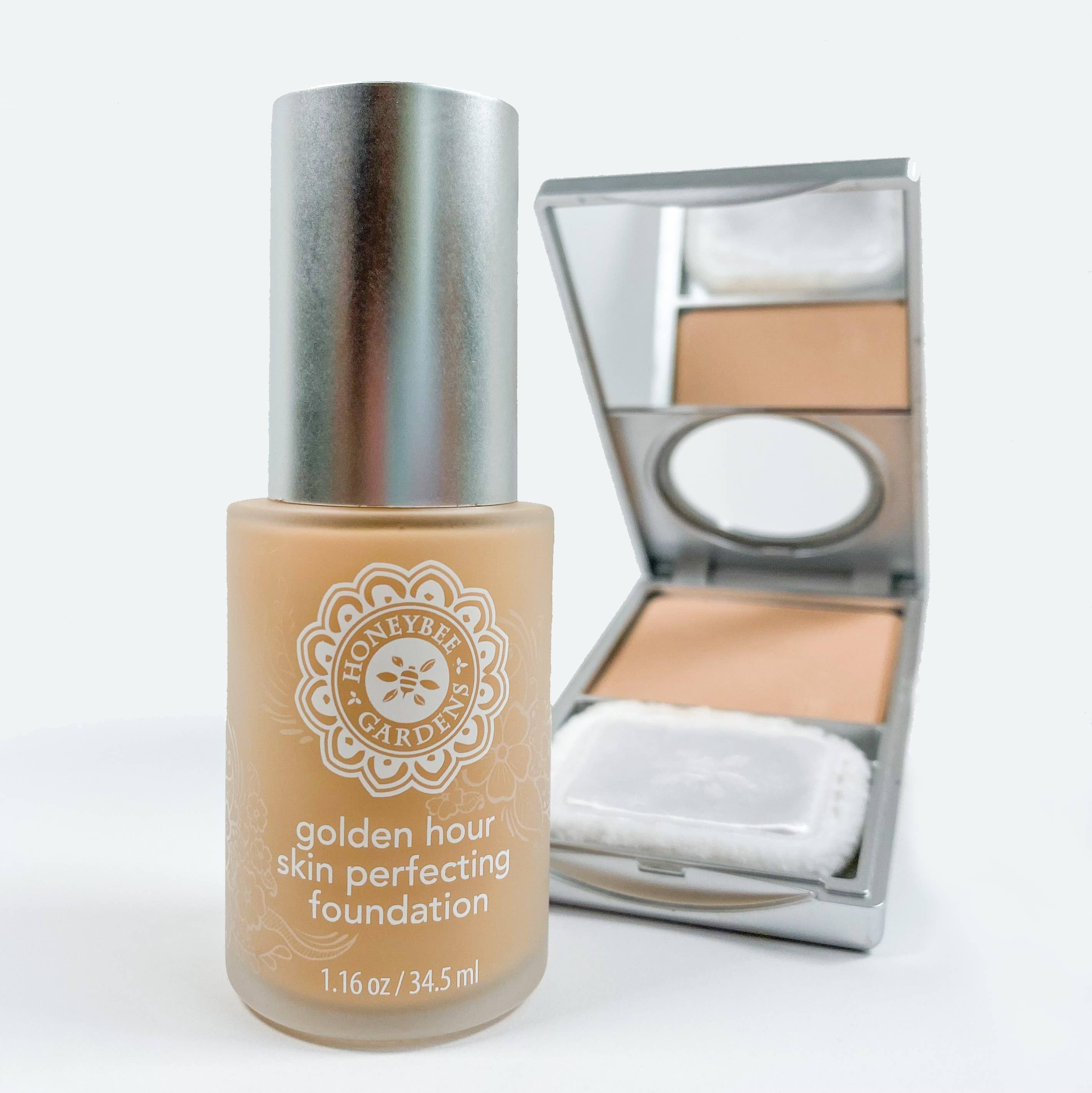 Honeybee Gardens Natural Cosmetics & Body Care – wholesale Foundation – Golden Hour Skin Perfecting Foundation6