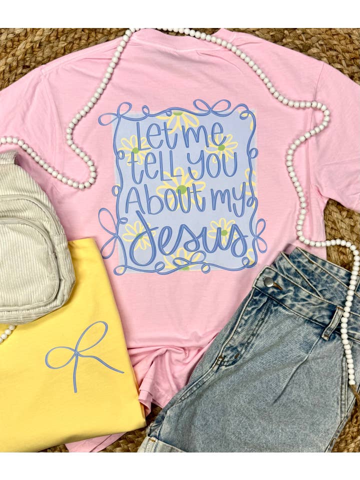 Knox + Nell - Wholesale Screen Printed T-Shirt - Women's - About my Jesus Graphic Tees
