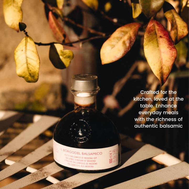 Wholesale Italian Food - Wholesale Vinegar - Il Borgo del Balsamico, Balsamic Vinegar of Modena IGP Monogram, 100 ml (3.3 fl oz)2