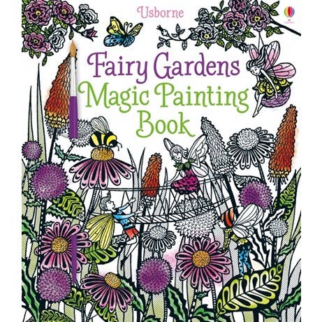 HarperCollins - Wholesale Book - Kids - Fairy Gardens Magic Painting Book : Usborne