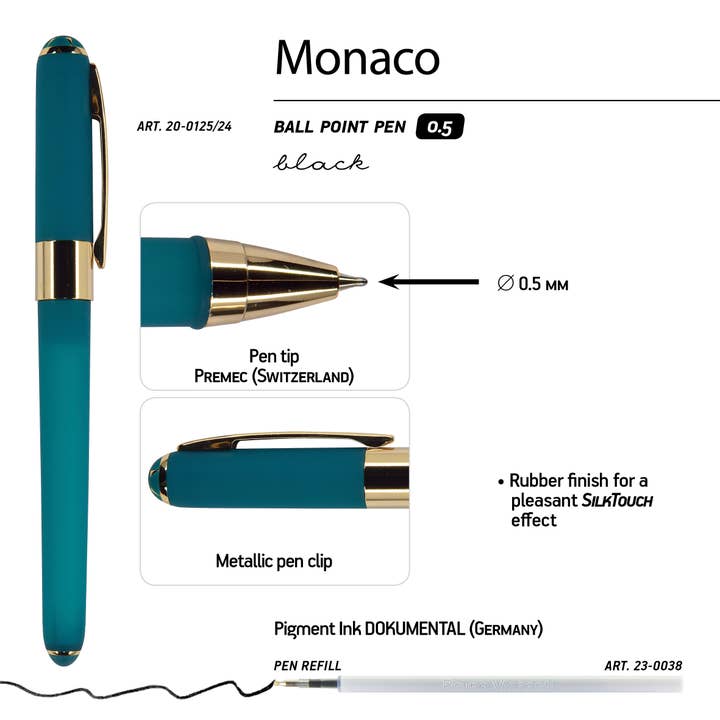 BV by Bruno Visconti - Wholesale Pen - Monaco - Emerald3
