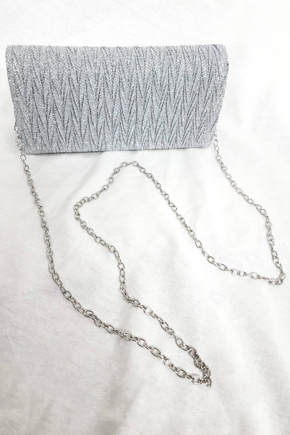 Chicas - Wholesale Clutch Bag - Women's - Sparkling evening bag with adjustable chain FB726839