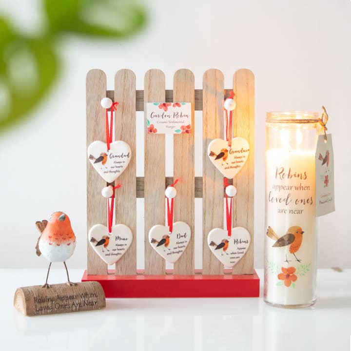 Something Different Wholesale - Wholesale Jar/Filled Candle - Robins Appear Cranberry Tube Candle