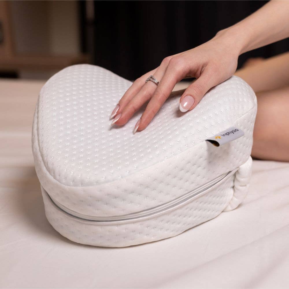 Inphysio - Wholesale Chair Cushion - Housse pour Coussin en forme de cœur   | BLANC2